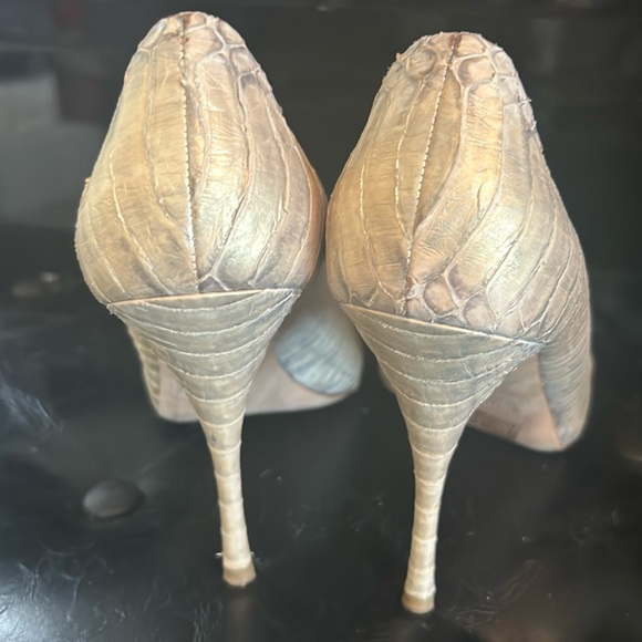 Miu Miu Genuine Python leather heels, Sz 36 - Picture 7 of 9